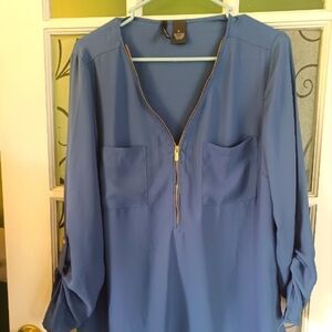 New directions women's size large nwt blue